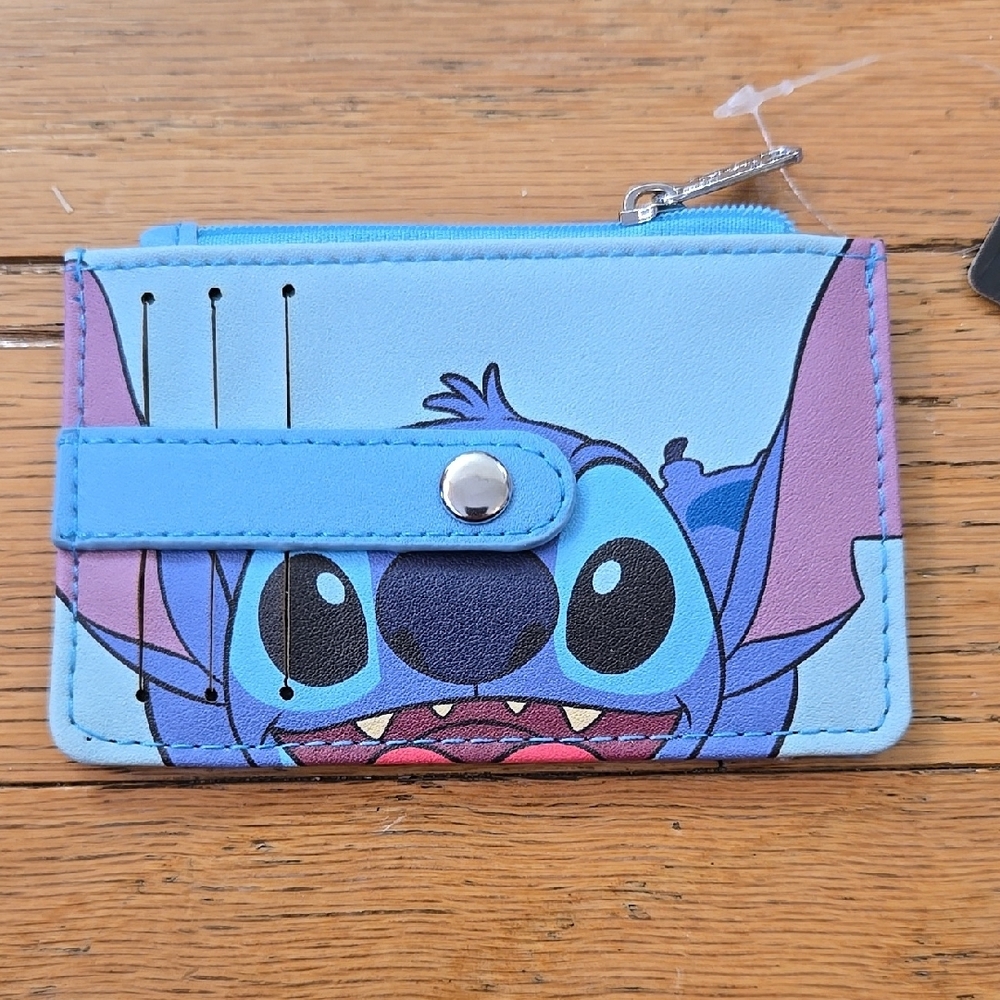Disney Lilo & Stitch Big Blue Eyes Up ID Hoder / Wallet